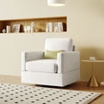 thumbnail image 1 of EUROCO Swivel Barrel Chair,33"W Modern Arm Chair for Living Room Bedroom Office Coffee Shop, 1 of 6