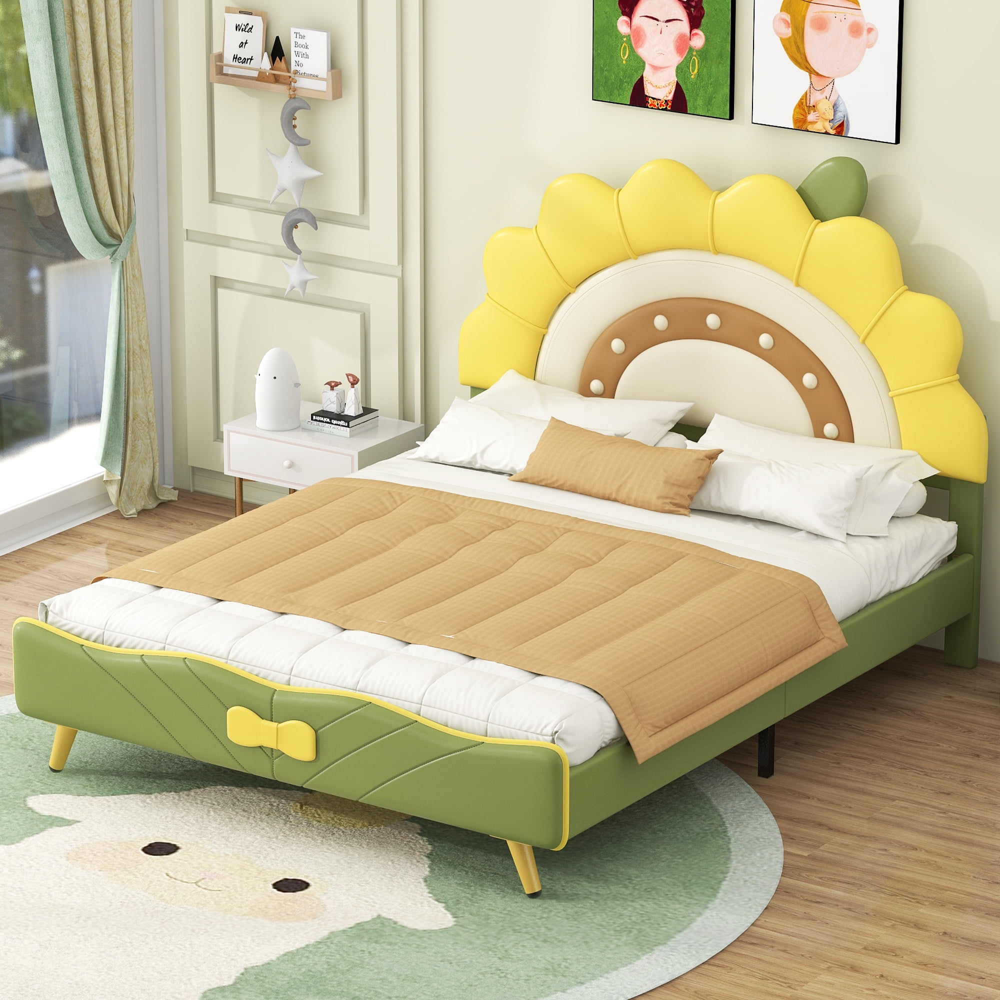 Double bed and box spring sales