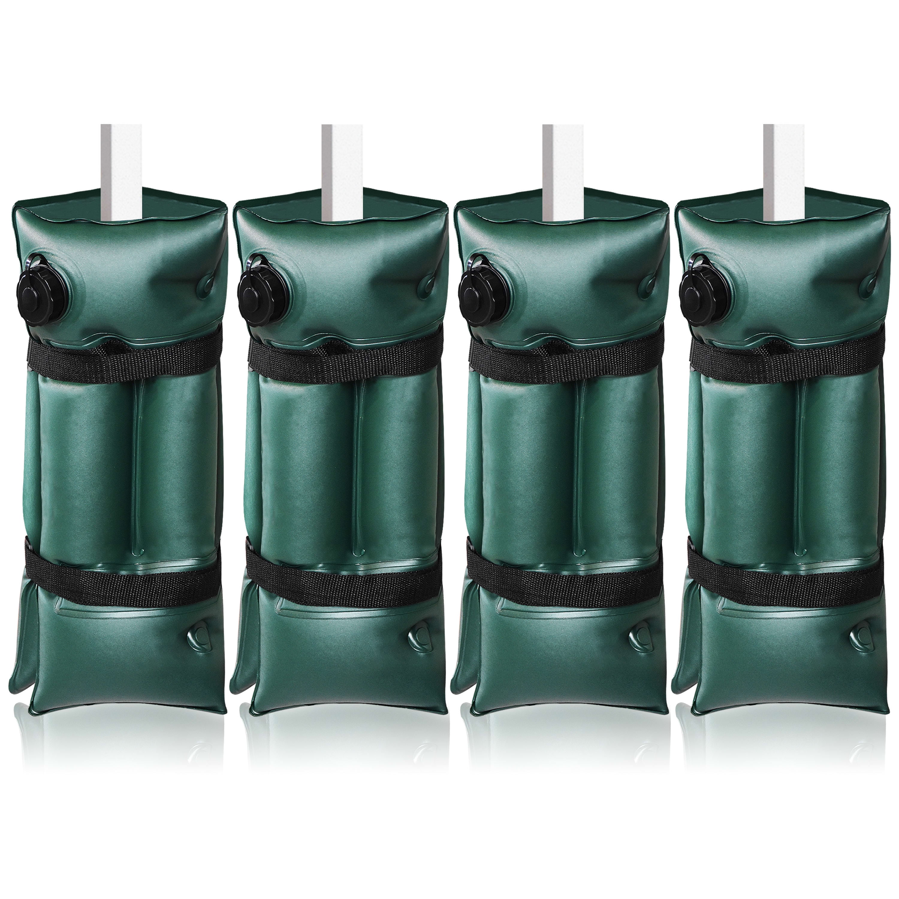 EUROMAX Heavy Duty Canopy Water Weights Bag for Pop up Canopy Tent Set of 4 Forest Green Walmart