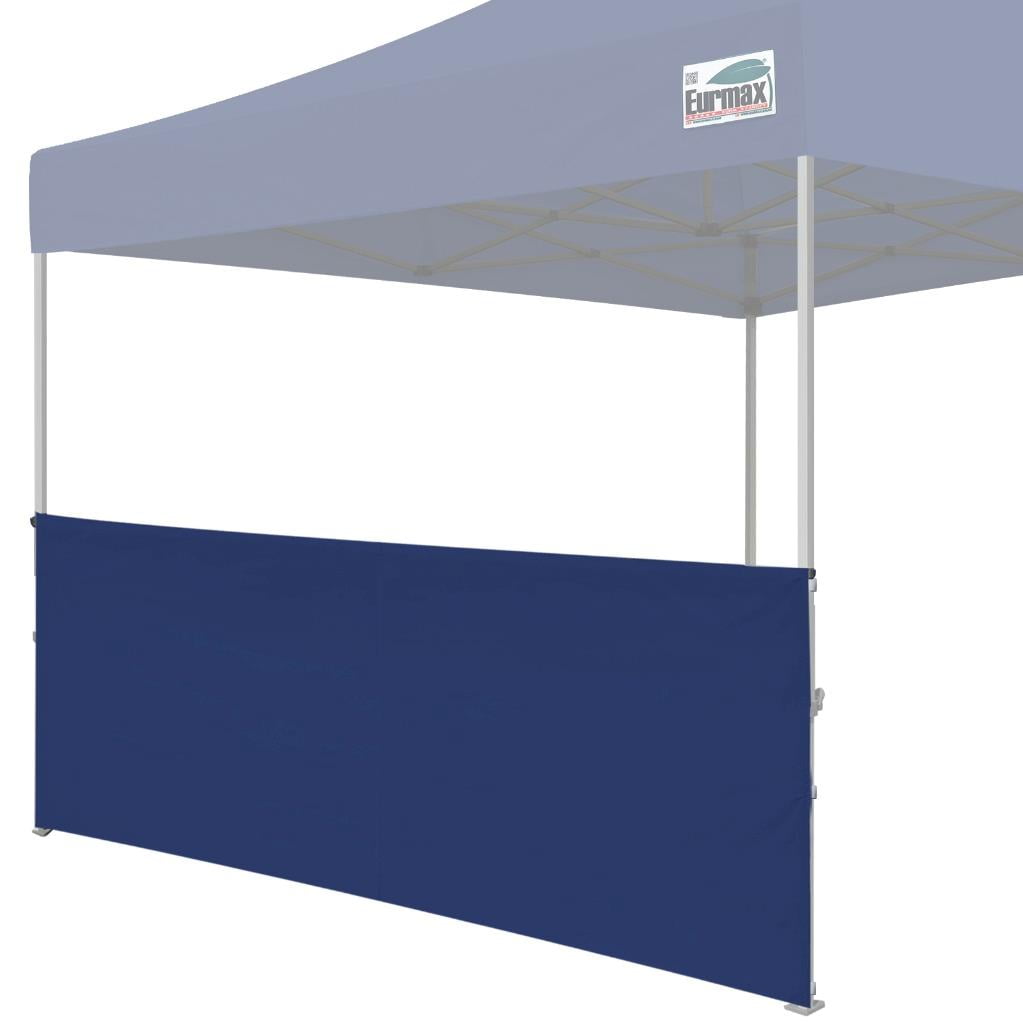 EUROMAX Instant Sunwall for 10ftx3ft Pop up Canopy, 1 Pack Navy Blue ...