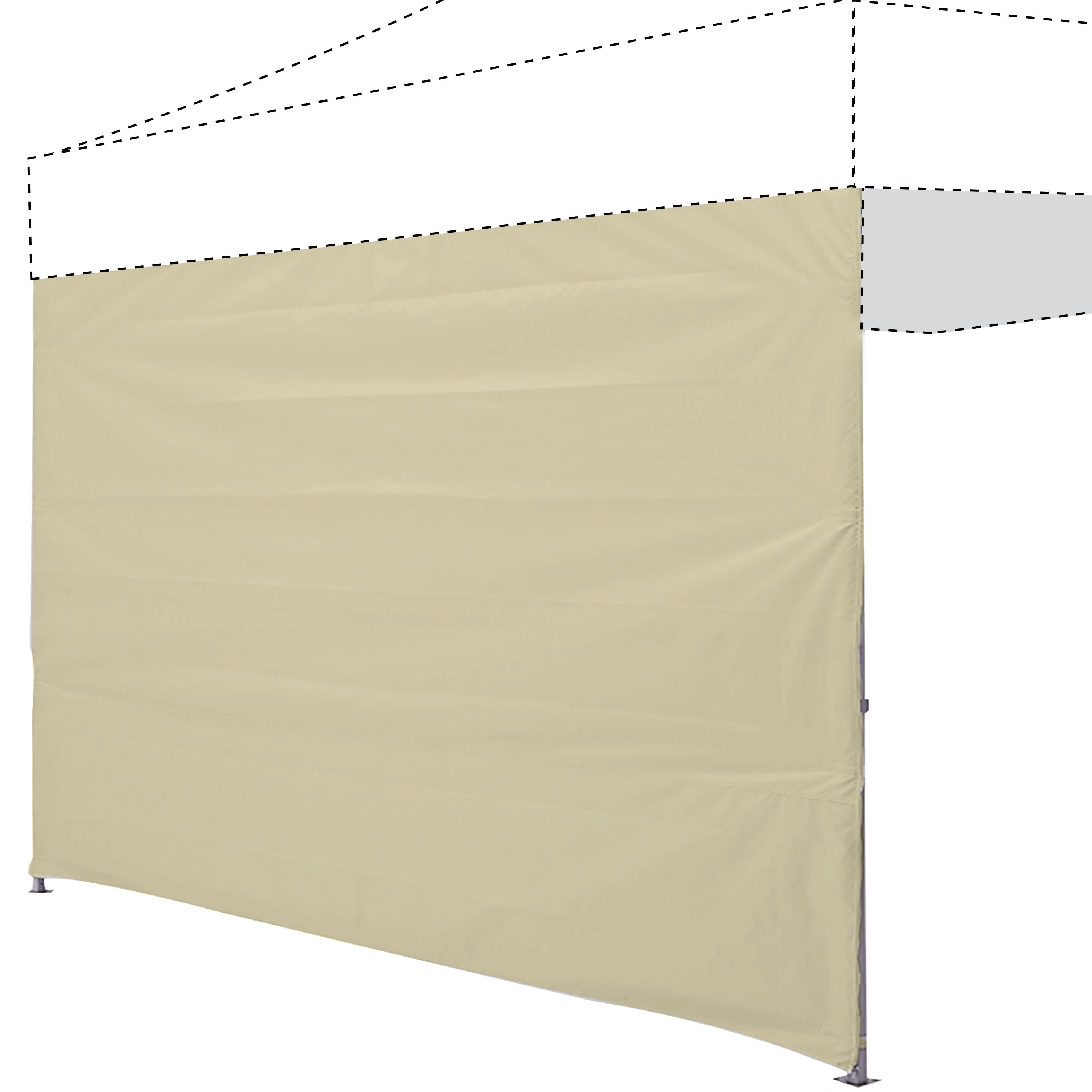EUROMAX Waterproof Pop-Up Canopy Sun Shade Sidewall Tent, 10x10FT, 1 ...