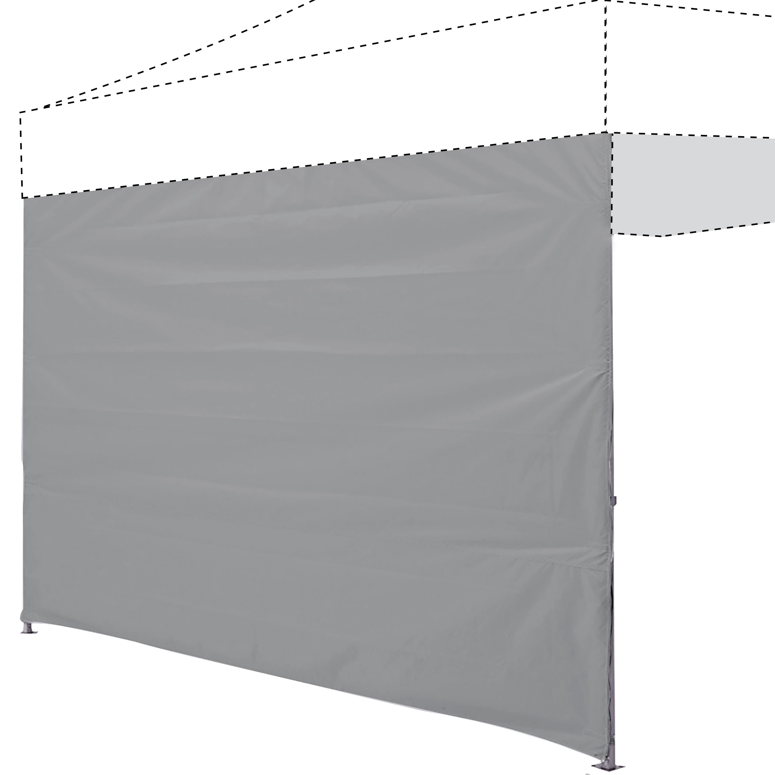 EUROMAX Instant Sunwall, Large Size 10x10FT, 1-Pack Sidewall for Canopy ...
