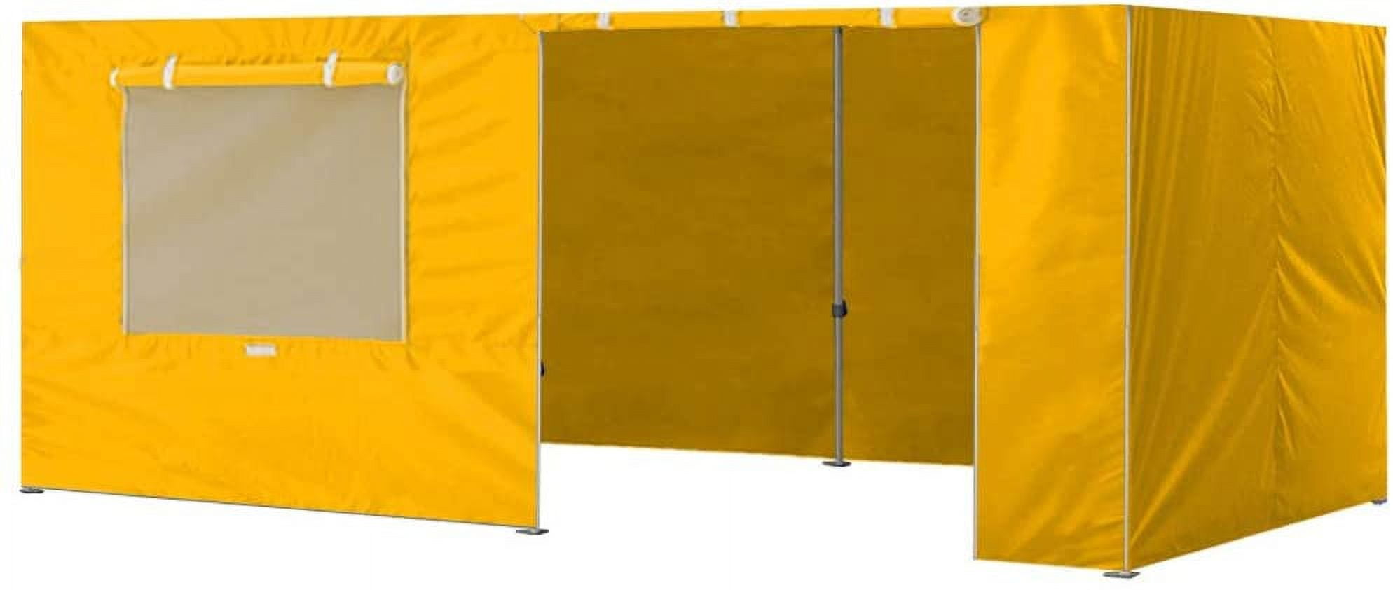Euromax USA Enclosed Waterproof Sidewalls for 10x20 Canopy Tent, 4 ...