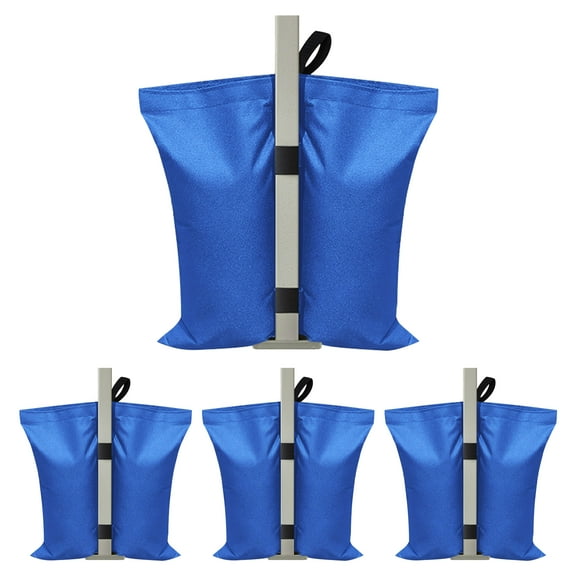 EUROMAX USA 25 lbs Royal Sand Bag Outdoor Canopy Weights, Waterproof (4 Pack)