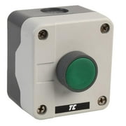 EUROPA - 1N/O Momentary Control Station, Green, IP65
