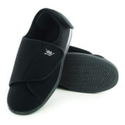 EUROPEAN SOFTEST Women's 80D High Density Memory Foam Diabetic Slippers with Adjustable Closures