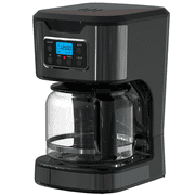 EUROSTAR 12-Cup Programmable Coffee Maker BLACK