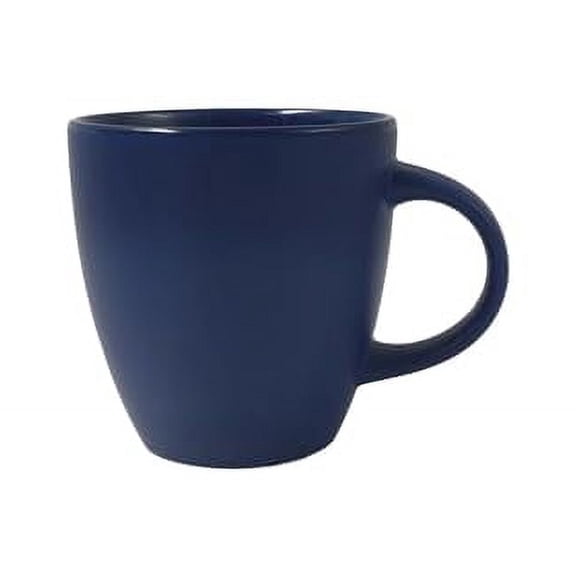 EUROSTAR GM12A 12 Piece 12oz Stoneware Coffee Mug, Blue