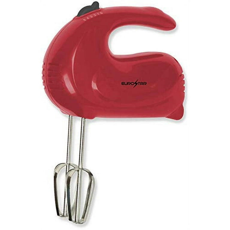 https://i5.walmartimages.com/seo/EUROSTAR-5-Speed-Hand-Mixer-with-Stainless-Steel-Beaters-Red_359dc080-517b-4ea5-8be4-7a2690b60b79.a33392bbb0591e641661b9f0b12e46a2.jpeg?odnHeight=768&odnWidth=768&odnBg=FFFFFF