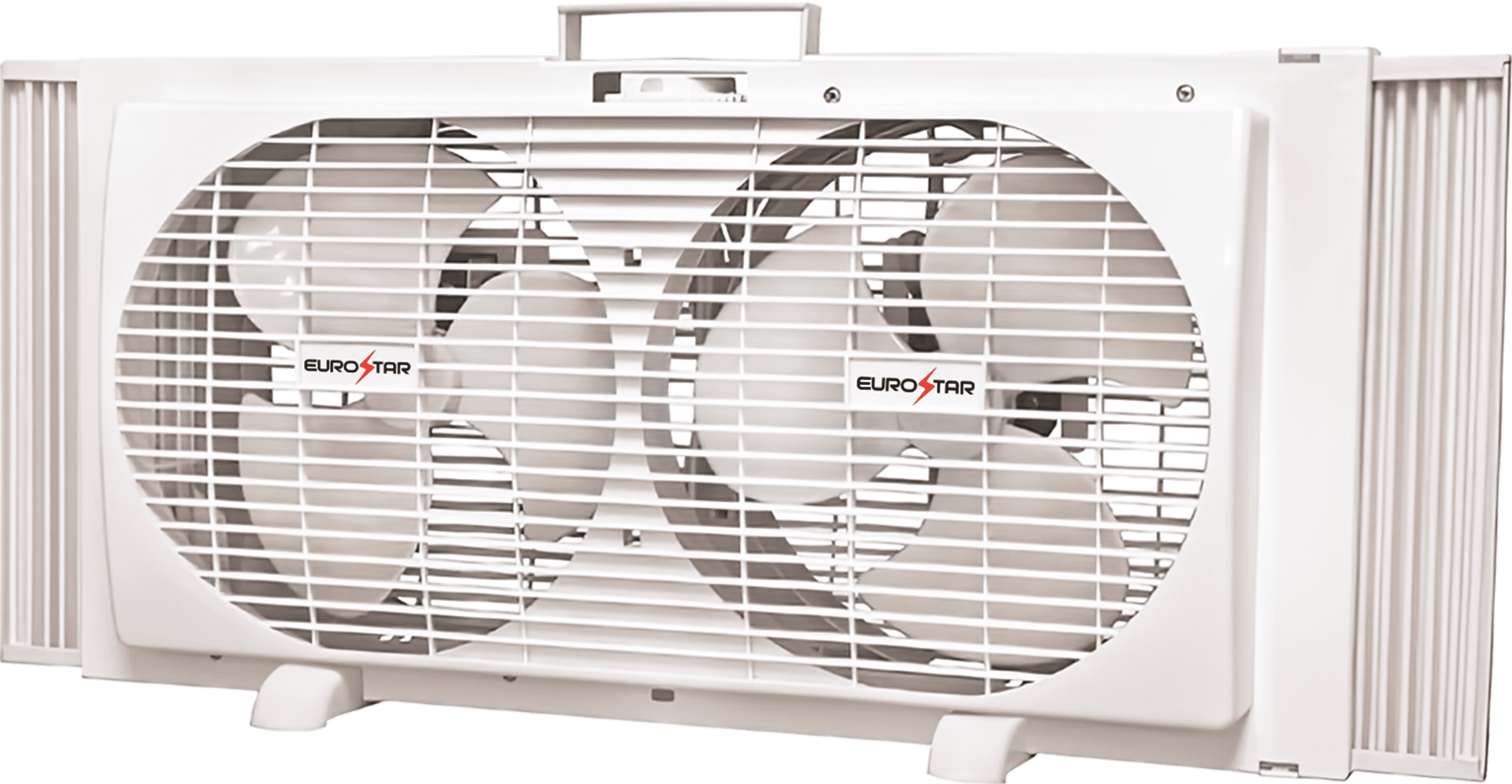 EUROSTAR FWF9100 Portable Twin Window Fan, White