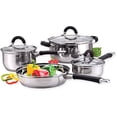 thumbnail image 1 of EUROSTAR ECX02227 7 Piece Stainless Steel Cookware Set, 1 of 4