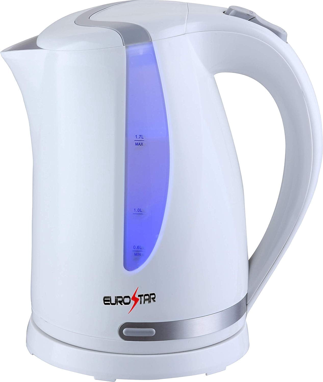 EUROSTAR EKP78GRY Electric Kettle 1.7L, Light Gray