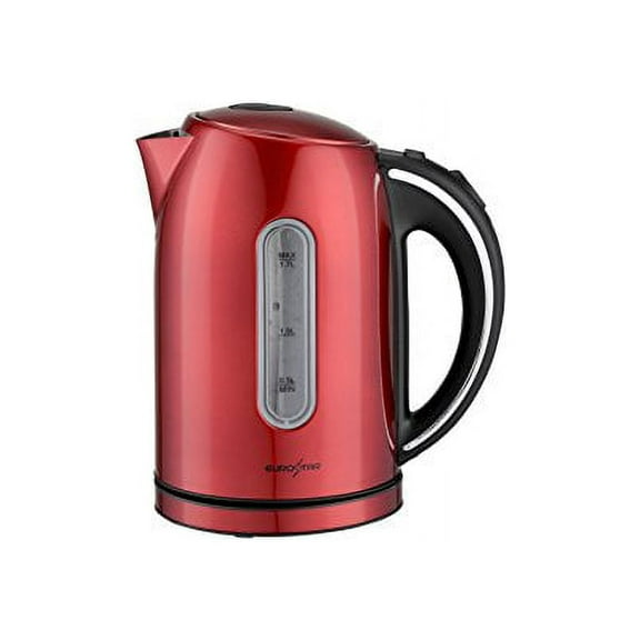 EUROSTAR EKS17 Stainless Steel Electric Kettle 1.7L (Red)