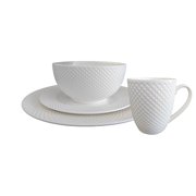 EUROSTAR GDSMARB162 Marbella 16 Piece Dinnerware Set, Service for 4