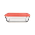 thumbnail image 1 of EUROSTAR GS11RCTR Glass Food Storage Container with Lids, 1 of 2