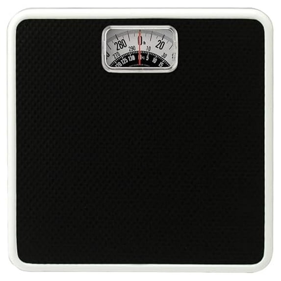 EUROSTAR Mechanical Bathroom Scale, Black