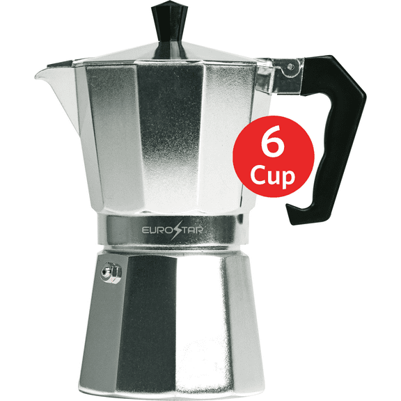 EUROSTAR SEM306 6-Cup Stovetop Espresso Maker