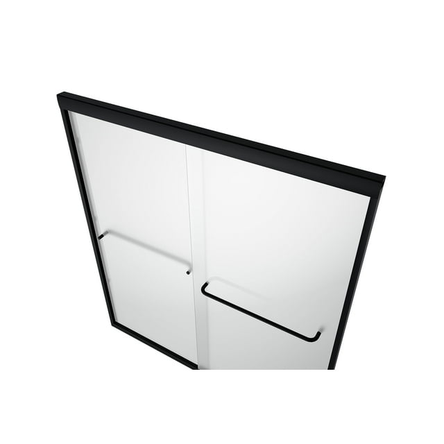 EUROTECH SHOWERS Dual Sliding Bathtub Shower Door 56.560" W x 66" H 3/