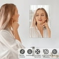 thumbnail image 1 of EUWBSSR 20PCS Striped Mirror Stickers Smooth Pretty Silver Acrylic Mirror Strips Versatile Silver Mirror Wall Stickers Sturdy Acrylic Mirror Sheets Removable Mirror Strips Flexible Mirror Sheets, 1 of 11