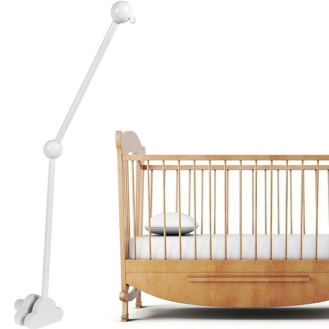 EUWBSSR 27inch Baby Crib Mobile Arm Wooden Crib Mobile Holder