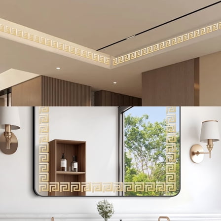 EUWBSSR 50Pcs Mirror Stickers Self Adhesive Mirror Wall Stickers 3D Mirror Wall Decal Decorative Wall Mirror Decal Mirror Tiles Elegant Mirror Sticker Decal Flexible Mirror Sheets