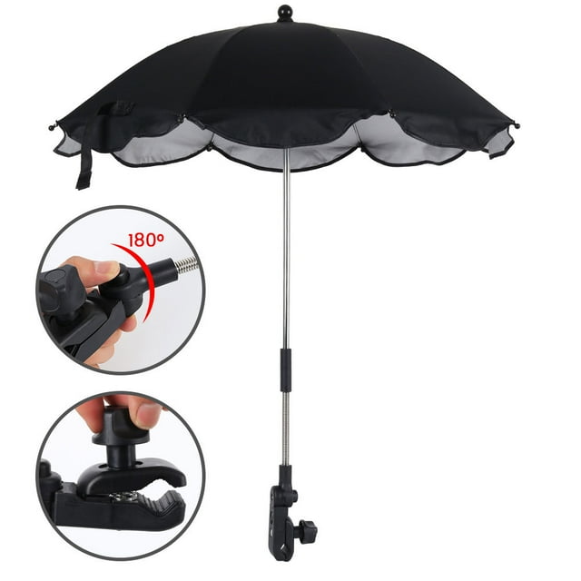 EUWBSSR Baby Stroller Umbrella, Wheelchair Pushchair Pram UV Rays