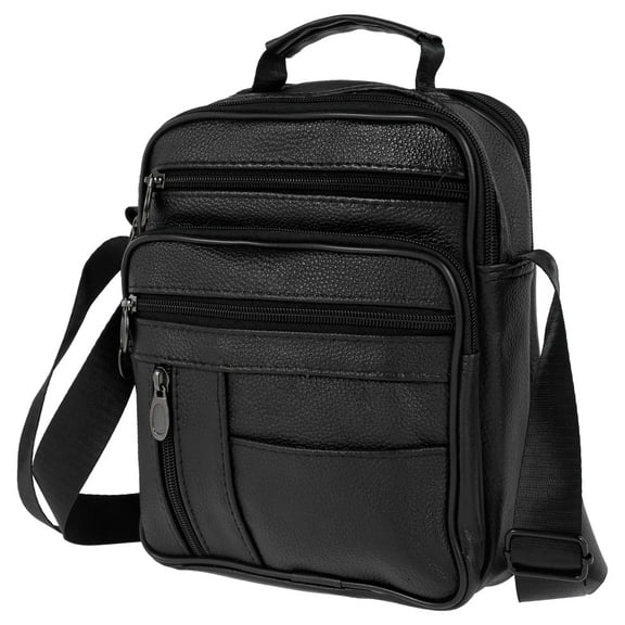 EUWBSSR 8.26*3.93*9.84in Men's Genuine Leather Handbag Shoulder Bag Fashion Cross Body Messenger Business