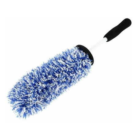 EUWBSSR Microfiber Wheel Tire Rim Wash Brush, Automotive Hones & Brushes, Blue