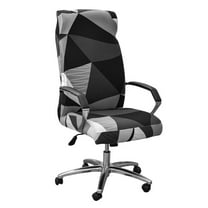 EUWBSSR Office Chair Cover with Zipper Printed Computer Chair Cover Stretch Desk Chair Cover Elastic Computer Chair Slipcover All Round Protection Seat Cover