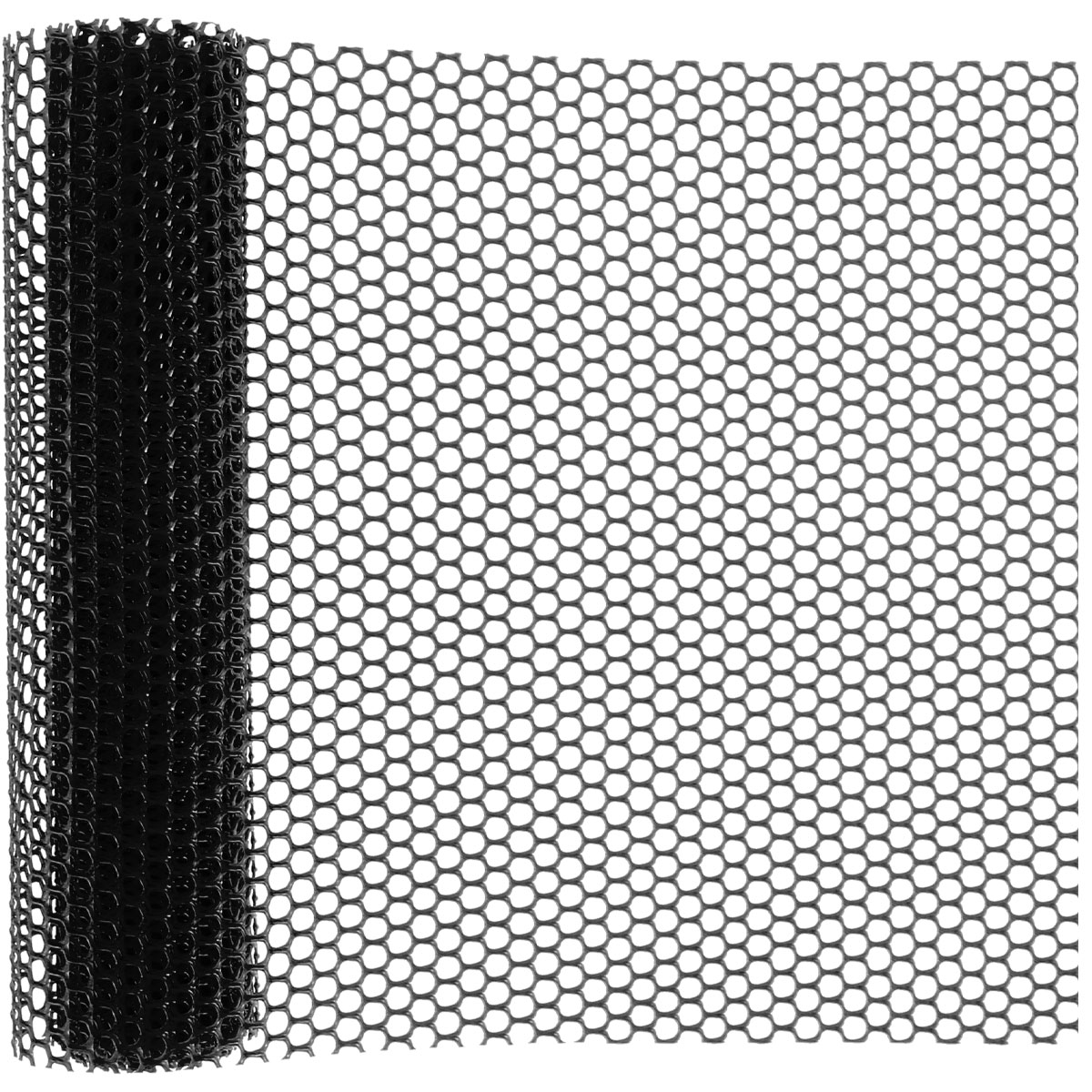 EUWBSSR Plastic Mesh Fence Construction Barrier Netting 118X15.7 inch  Chicken Mesh Durable and Lightweight Fencing Roll Wire Frame Floral Netting  Crafts Gardening Poultry Fencing Green/Black 