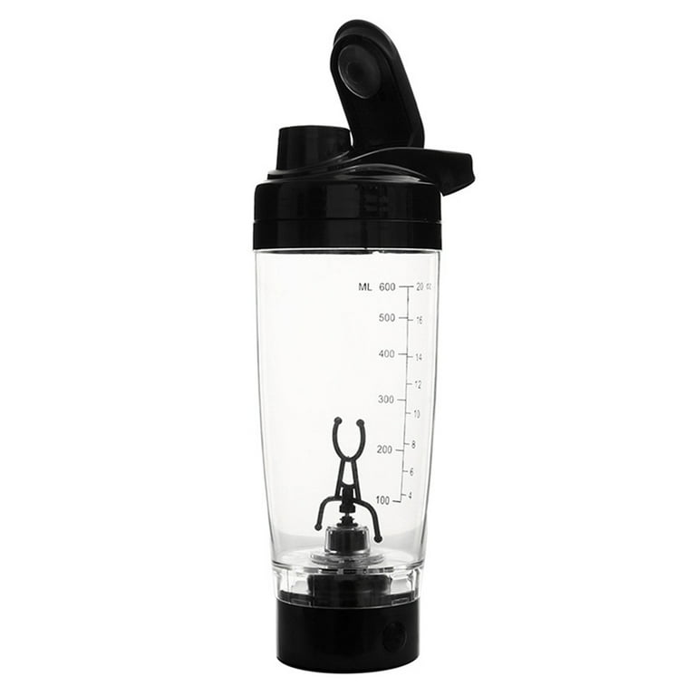 Euwbssr Self Stirring Protein Shaker Bottle Electric Tornado Mixer Fitness Water Cup, Size: 600 mL, Clear
