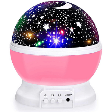 EUWBSSR Upgraded Romantic Star Sky Projector Constellation Starry LED Night Light 360 Degree Rotating Baby Kids Sleep Lamp Moon Rotating Cosmos Toys Christmas Gift