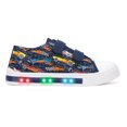 thumbnail image 1 of EUXTERPA Car Boys Sneakers Light Up Flashing Shoes Kids Casual Sneakers with Hook and Loop, Toddler Size 6, 1 of 2