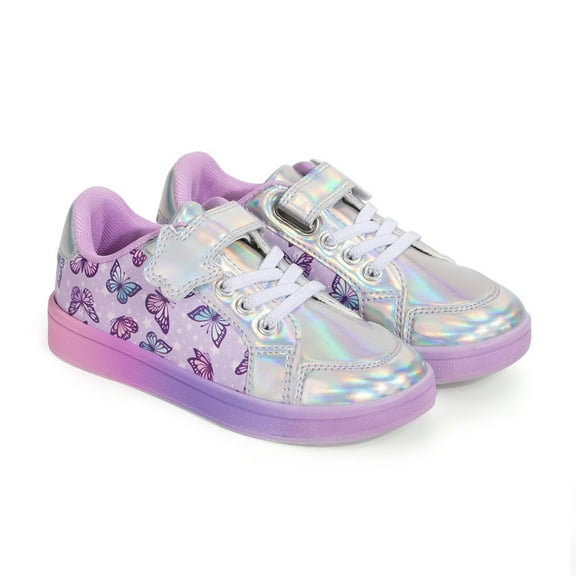 EUXTERPA Toddler Sneakers for Girls Casual Fashion Shoes Kids School Walking Shoes Butterfly Little Kid Size 12