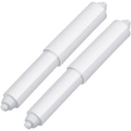 10-Pack Toilet Paper Holder Rods - Spring Loaded Plastic Replacement Spindles