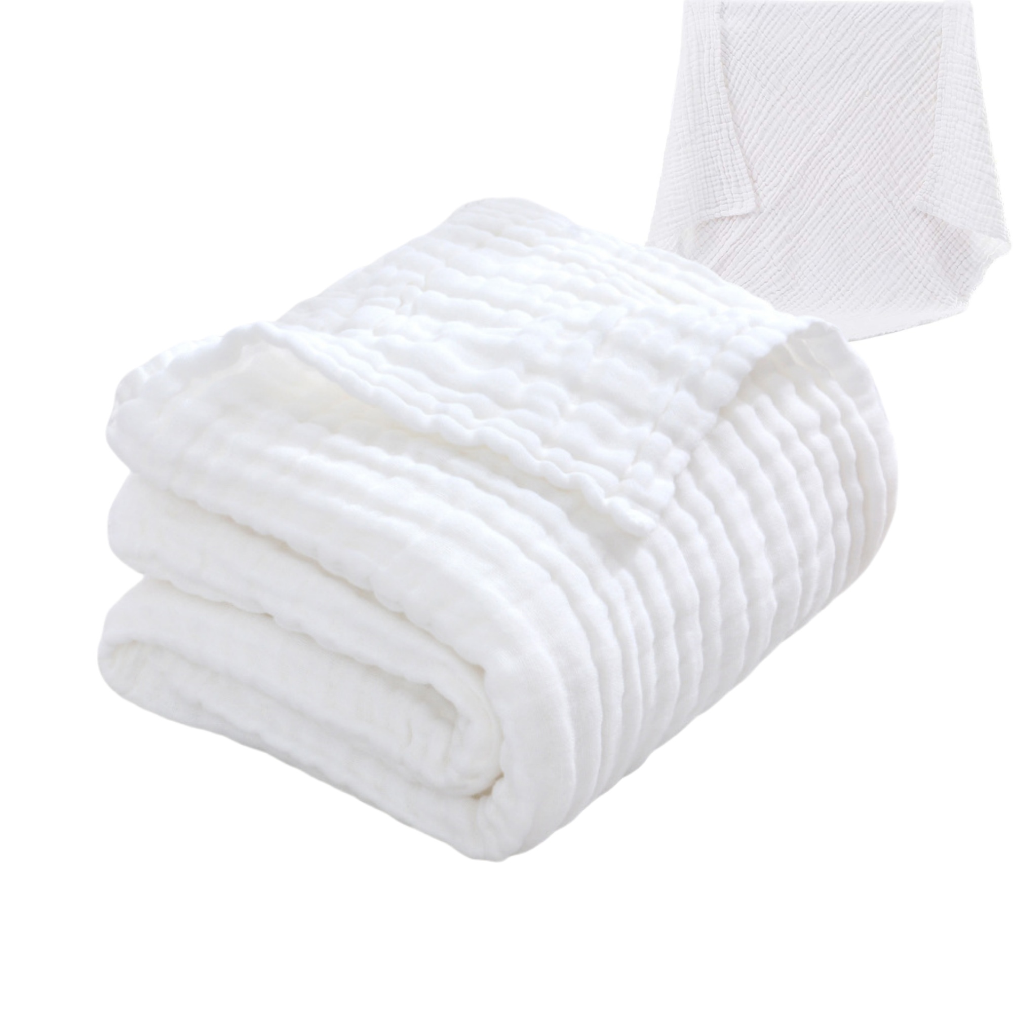 EUZODNAK Baby Muslin Bath Towels Large Size 43X43 Inches Swaddle