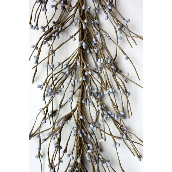 EV-C15 Primitive Pip Berry Garland in Lilac Color - 5 foot / 60 inches Length, Spring Color Garland, Home Dcor, Wedding, Fireplace, Kitchen and Dining Table Dcor