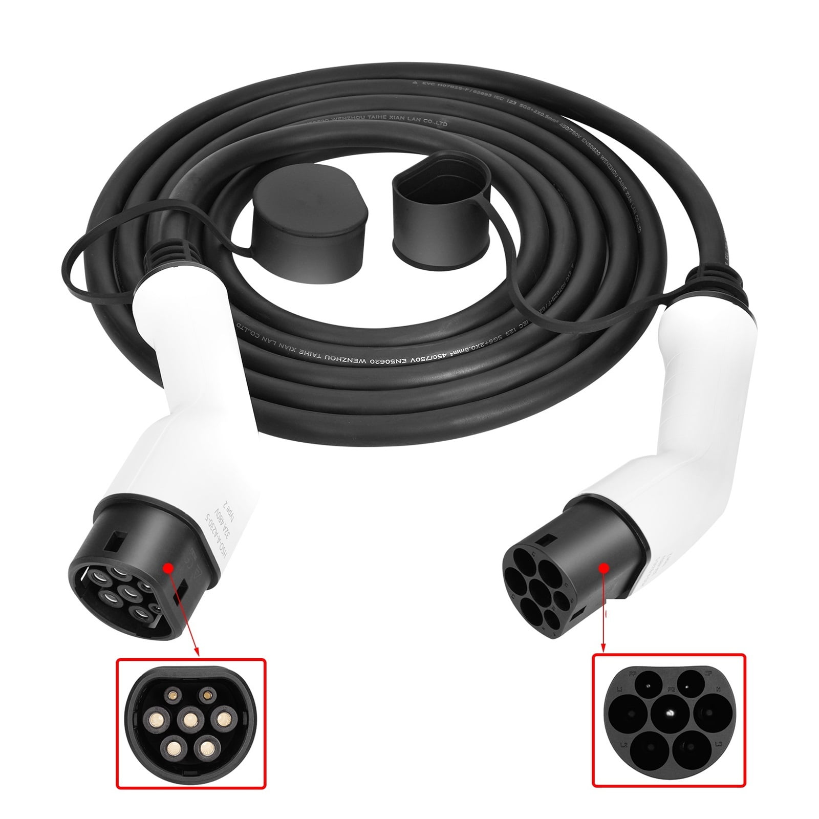 EV Charger, 3 Phase 22kw Ev Charger Type 2 Cable For Charging Station Street Outdoor Charger