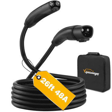 EV Charger Extension Cord for Tesla, 26ft 240V 48A Compatible with Model 3/Y/X/S