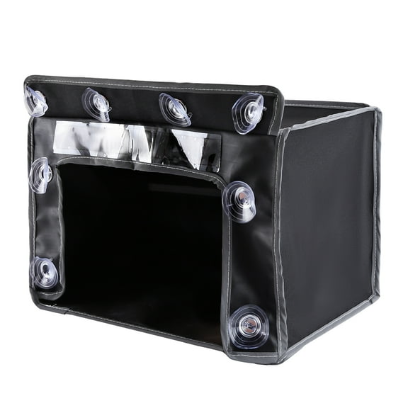 EV Charger Rain Cover Waterproof Outdoor 600D Oxford Cloth Electric Car Charging Port Cover Rain Sun UV Resistance All Weather Protection Black