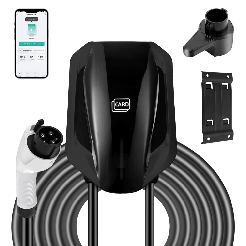 JUlAM EV Charging Station 48 Amp, American Standard Type1 Charging Pile ...