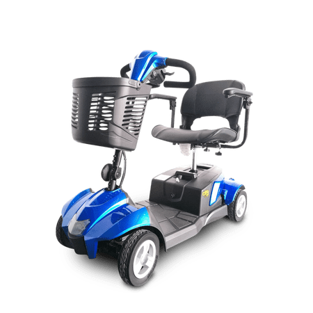 EV Rider CITYCRUZER 4 mph and 30 miles Range 4 Wheal Electric Mobility Scooter, Blue