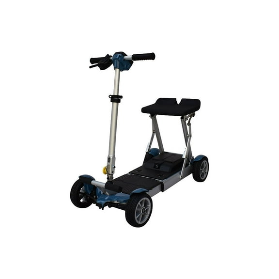 EV Rider Gypsy Folding Travel Mobility Scooter, Blue