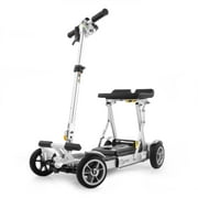 EV Rider Gypsy Ultralight Collapsible 4 Wheels Mobility Scooter - Silver