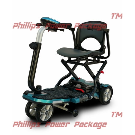 EV Rider - TranSport Scooter - 4-Wheel - Blue