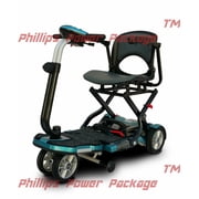 EV Rider - TranSport Scooter - 4-Wheel - Blue