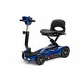 thumbnail image 1 of EV Rider Transport 4M, Four-Wheel Manual Folding Mobility Scooter, Digital Display Panel and Armrests Blue, 1 of 1