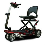EV Rider Transport AF Automatic Folding Mobility Scooter, Burgundy Red, 3 Year Warranty