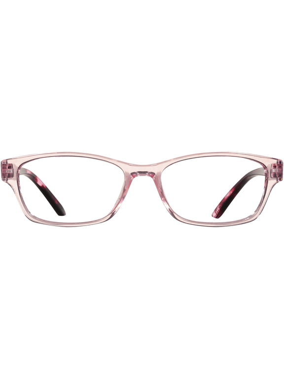 EV1 Dolly Crystal Pink +1.50 Reading Glasses with Case