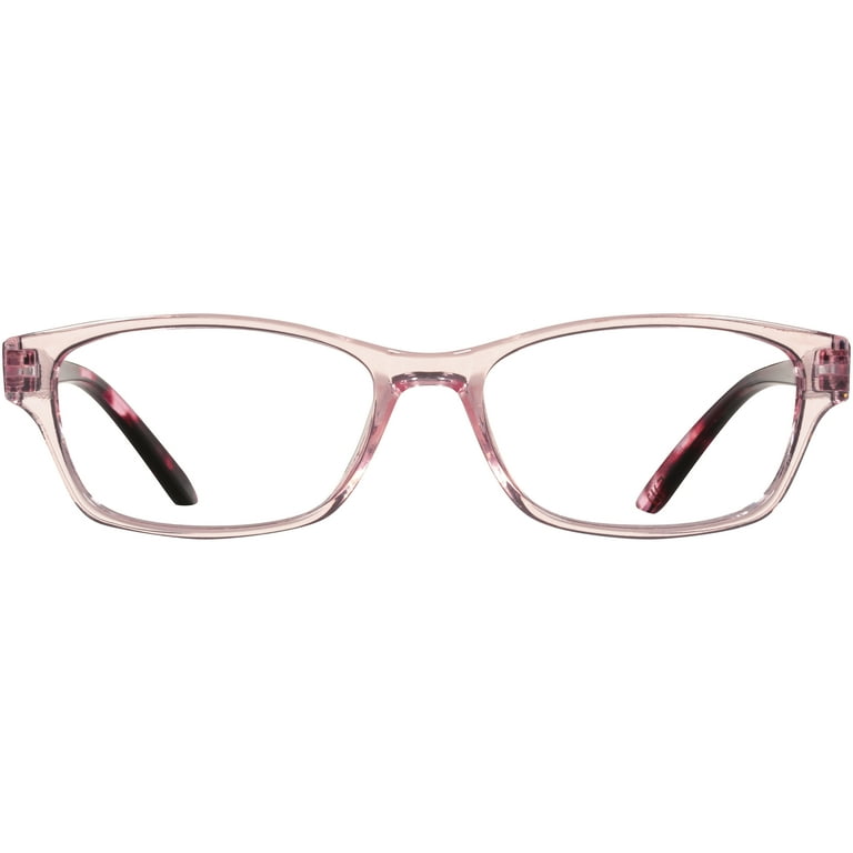 EV1 Dolly Crystal Pink Reading Glasses with Case HSA/FSA